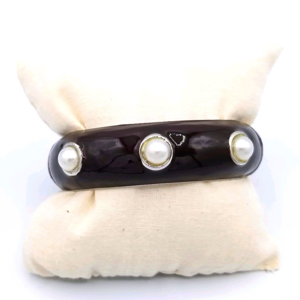 Vintage Cookie Lee Chocolate brown Clamper Bracele